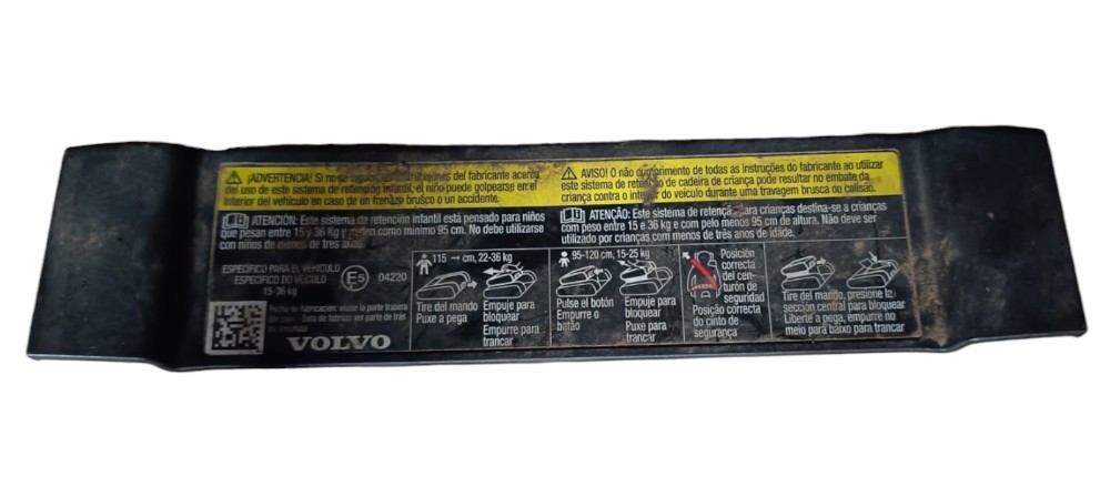 Placa Proteção Traseira Esquerda Volvo Xc60 Xc90 2019 2021