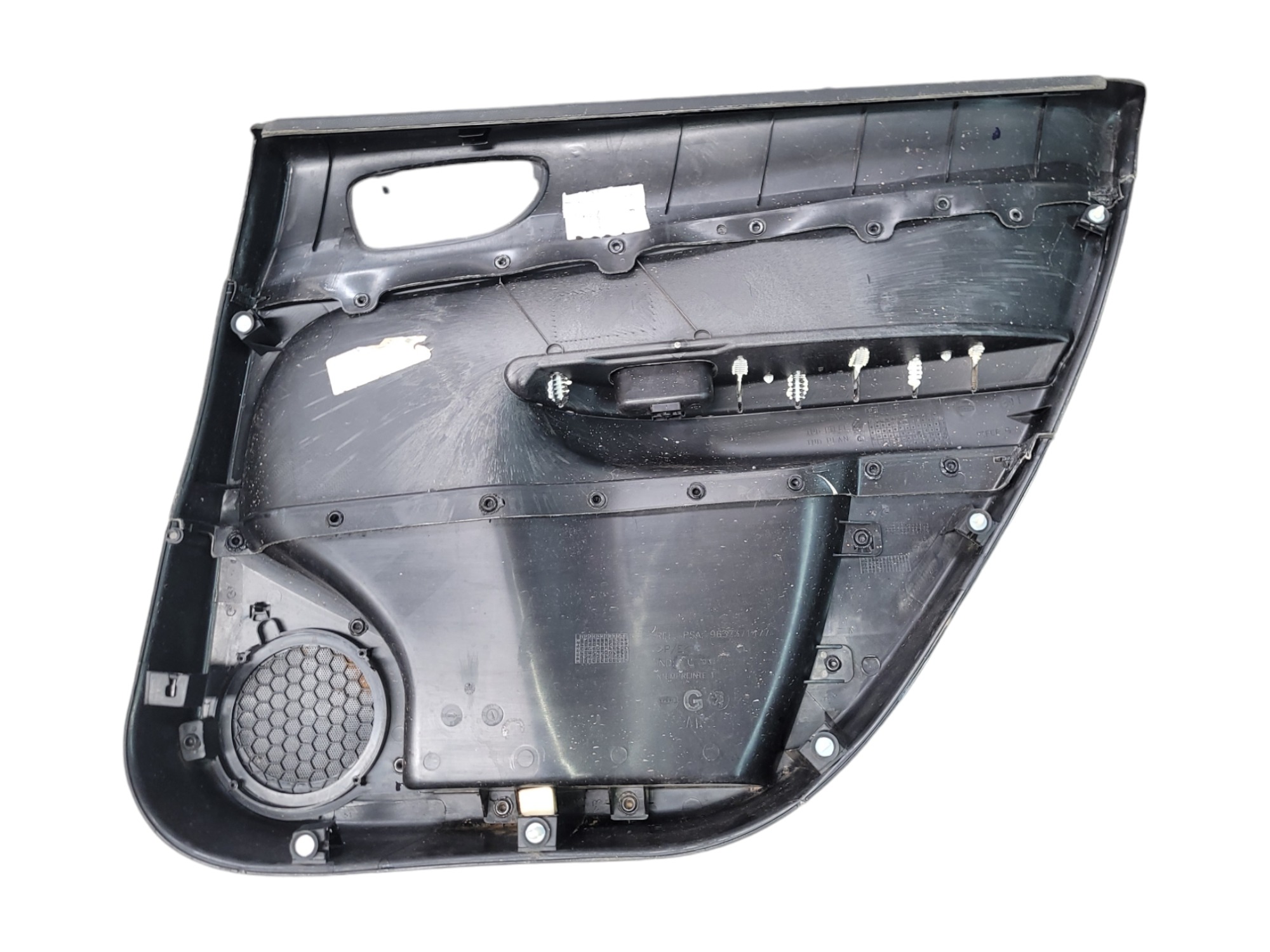 Jogo Forro De Porta Peugeot 307 Sw 2008 2009 2010 2011 2013 Preto 8