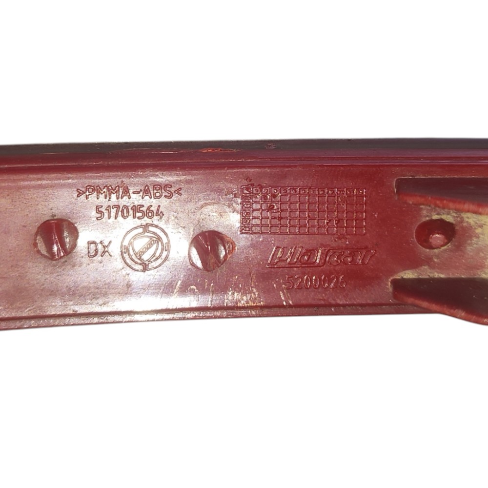Refletor Parachoque Traseiro Direito Fiat Palio 2004 2012 Vermelho 5