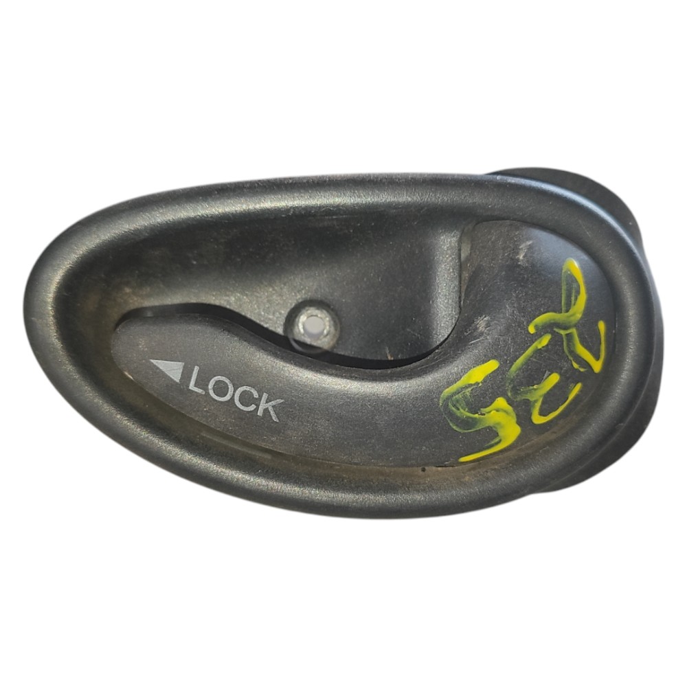 Maçaneta Interna Direita Fiat Palio Siena Weekend 1997 2003 Preto Dianteira/traseira 1