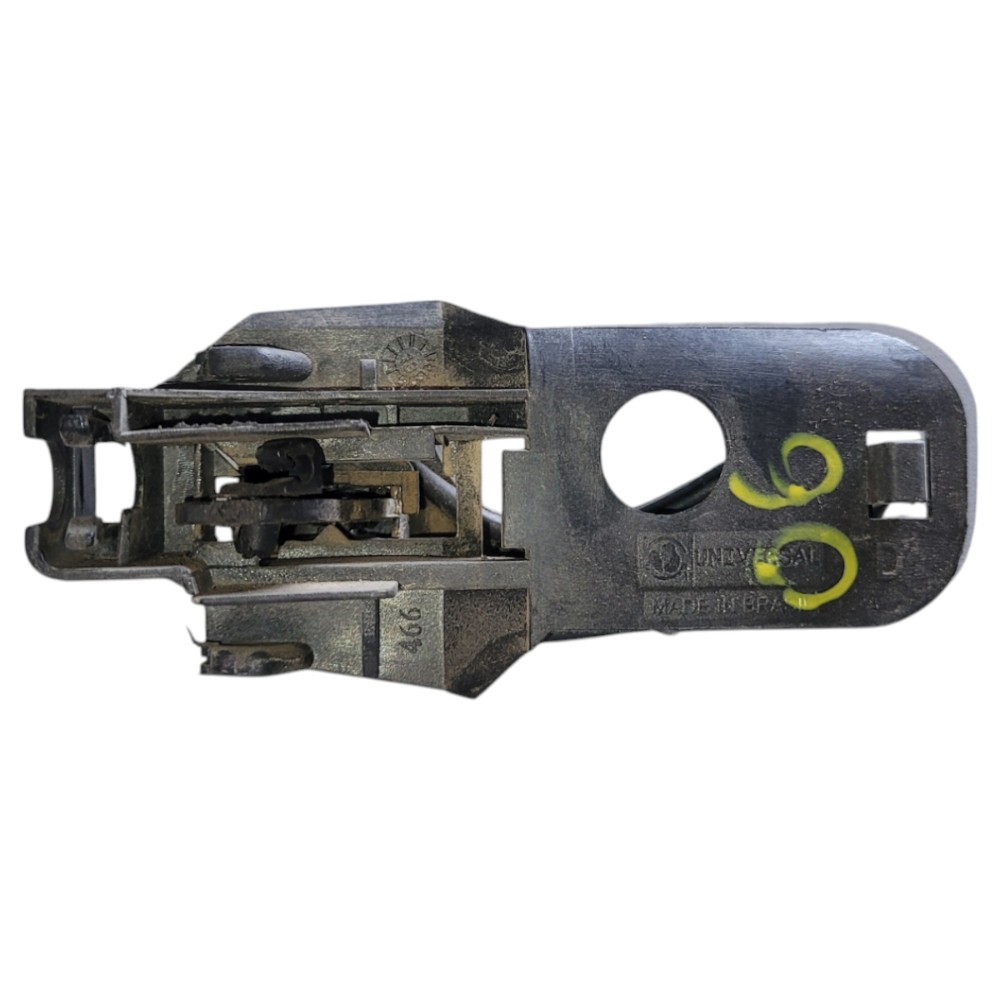 Maçaneta Interna Porta Esquerda Corsa Pick Up 1994 1995 2002 Prata Dianteira 4