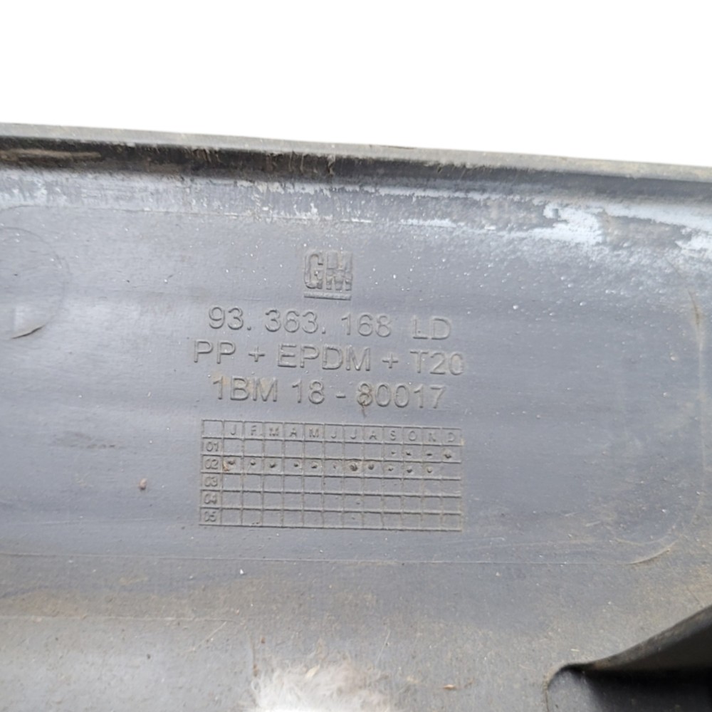 Soleira Porta Direita Gm Corsa Montana 2003 2003 2004 2012 Preto 7
