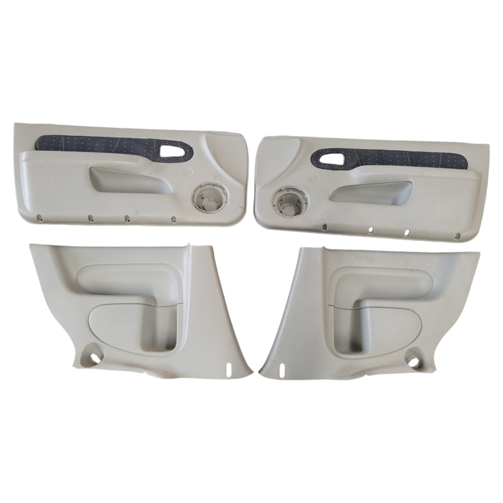 Jogo Forro De Portas Renault Clio 2p Hatch 1999 2000 2012 Cinza