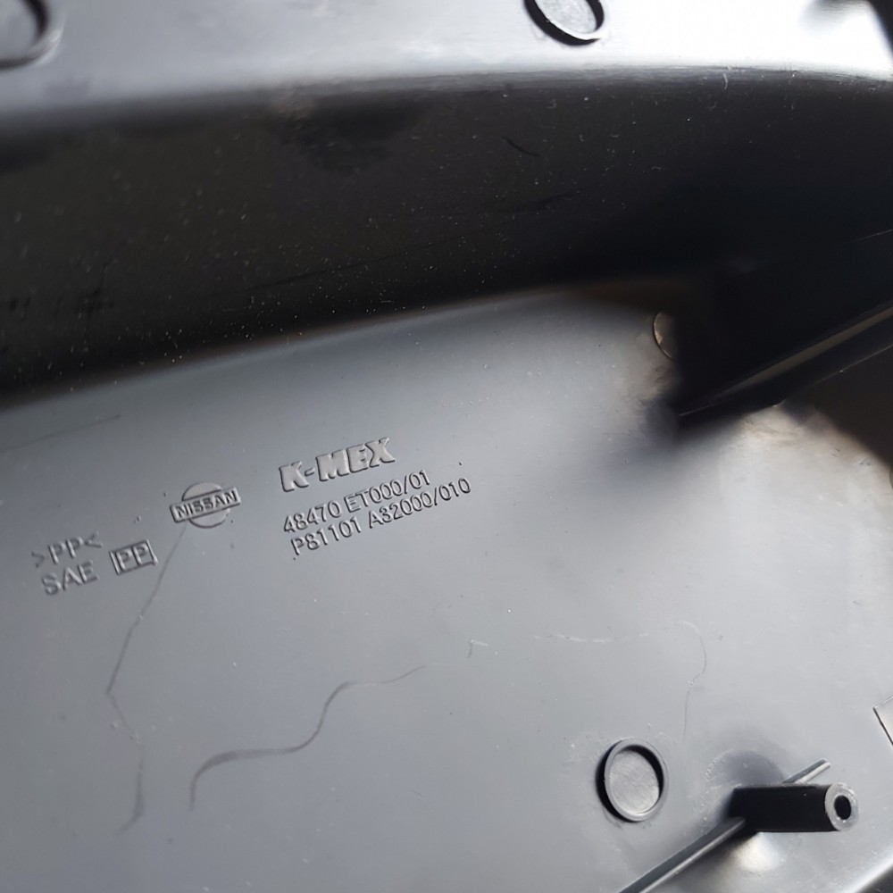 Moldura Coluna Superior Direção Nissa Sentra 2007 2010 2013 Preto 7