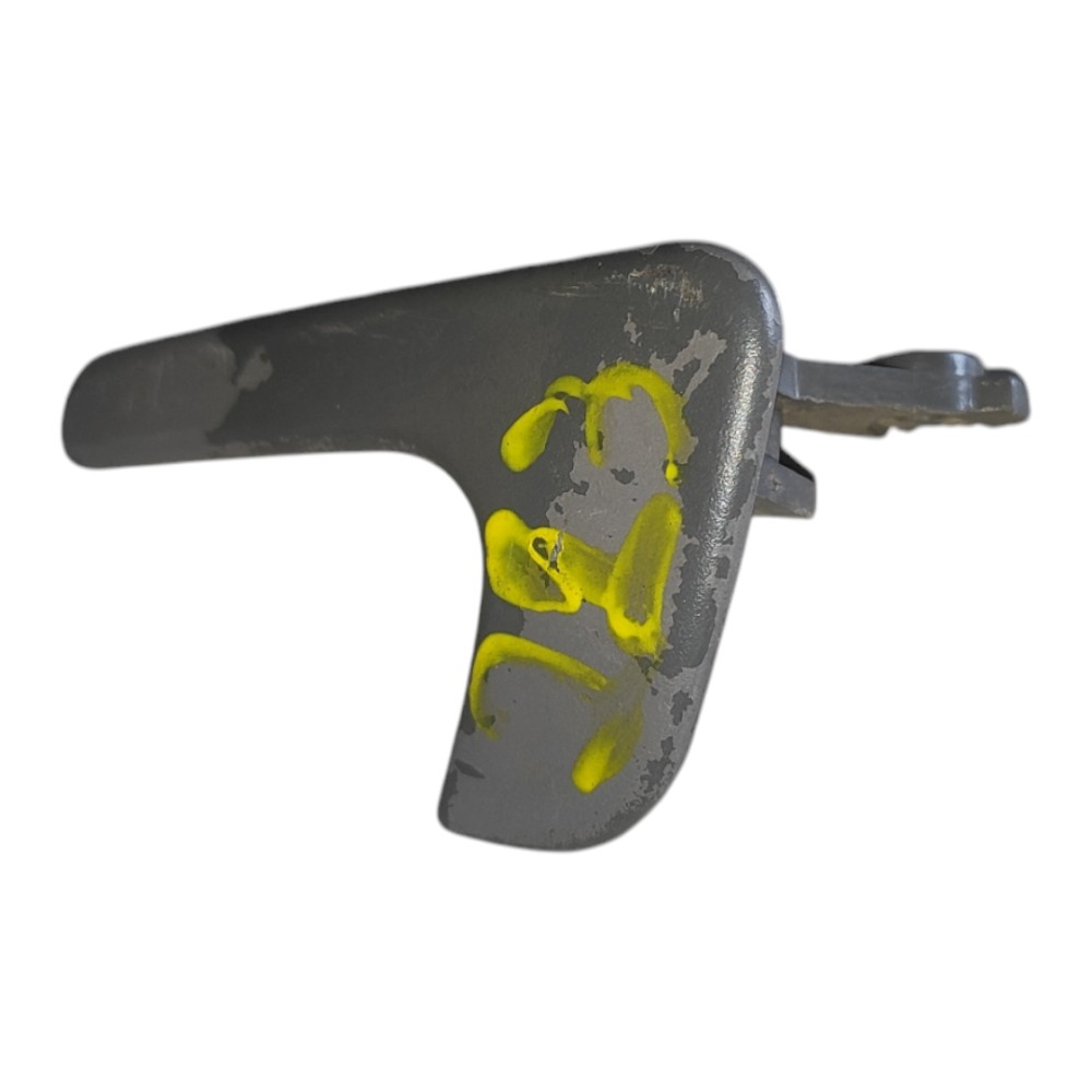 Alça Maçaneta Interna Porta Esquerda Fiat Uno 2p Original Cinza Dianteira/traseira 4