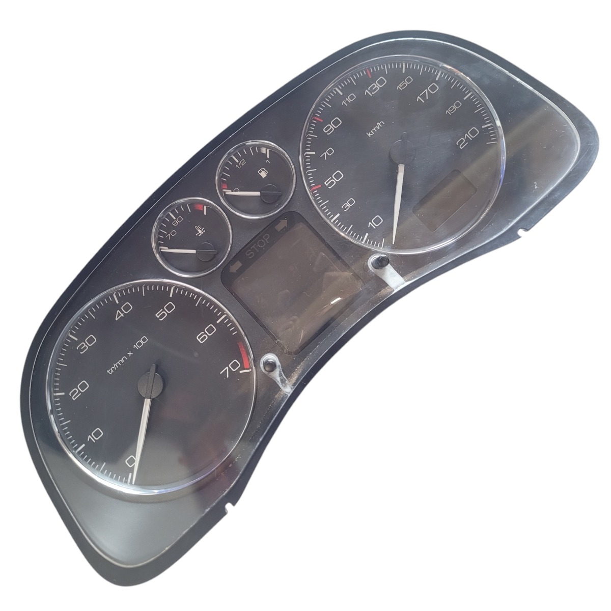 Painel Instrumentos Velocimetro Rpm Peugeot 307 9660470480 Preto 1