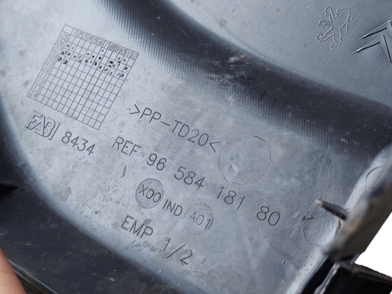 Tampa Caixa Fusíveis C4 307 Lounge Picasso 2007 2010 2014 4