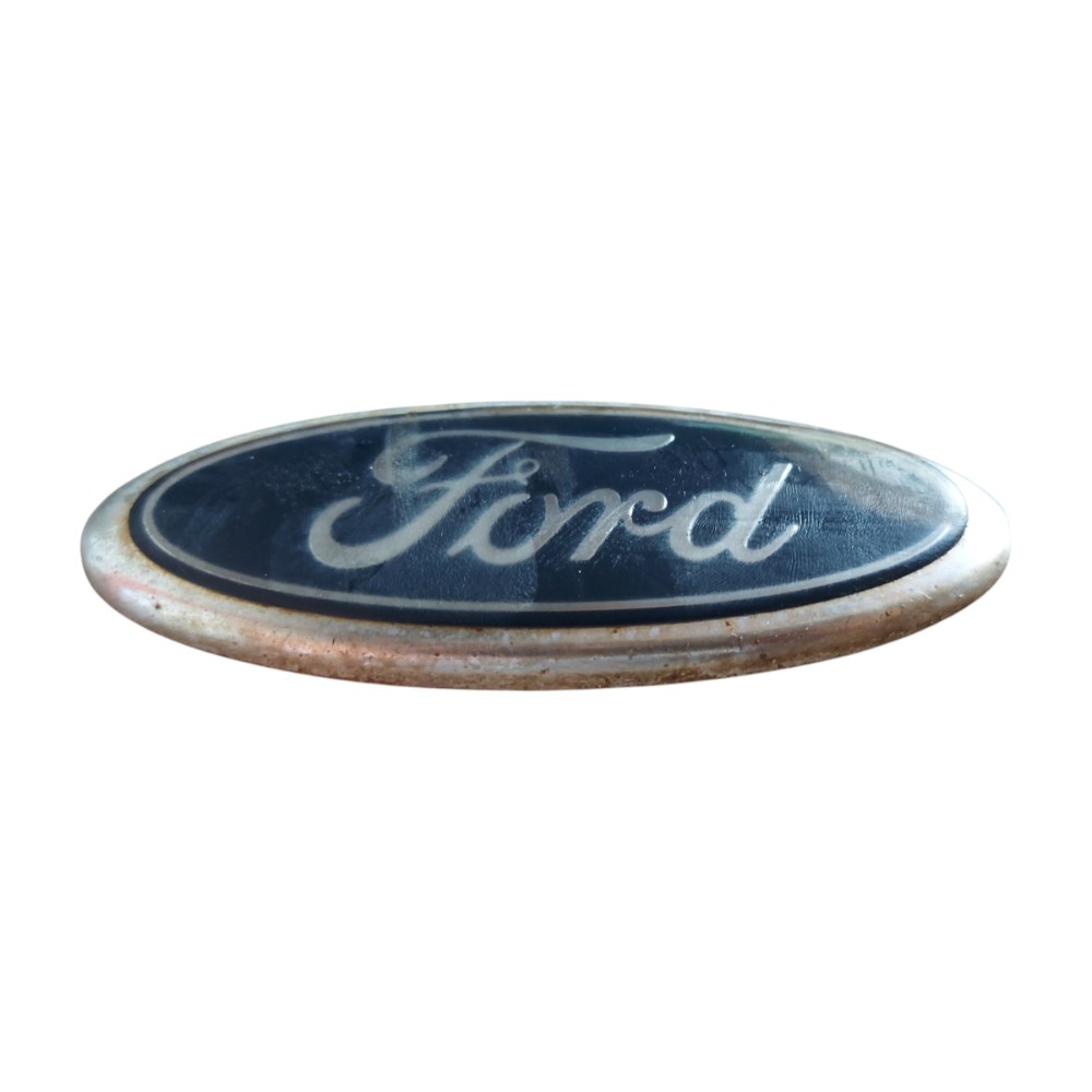 Emblema Régua Tampa Traseira Ford Ka Hatch Sedan 2008 A 2013 Azul 9