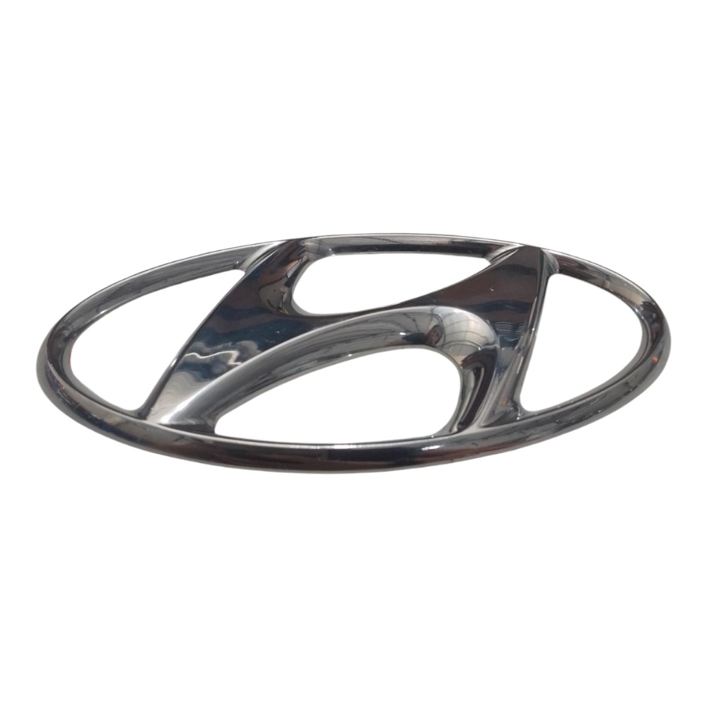 Emblema Traseiro Do Hyundai Hb20 – 2013/1019 Original  Prateado 3