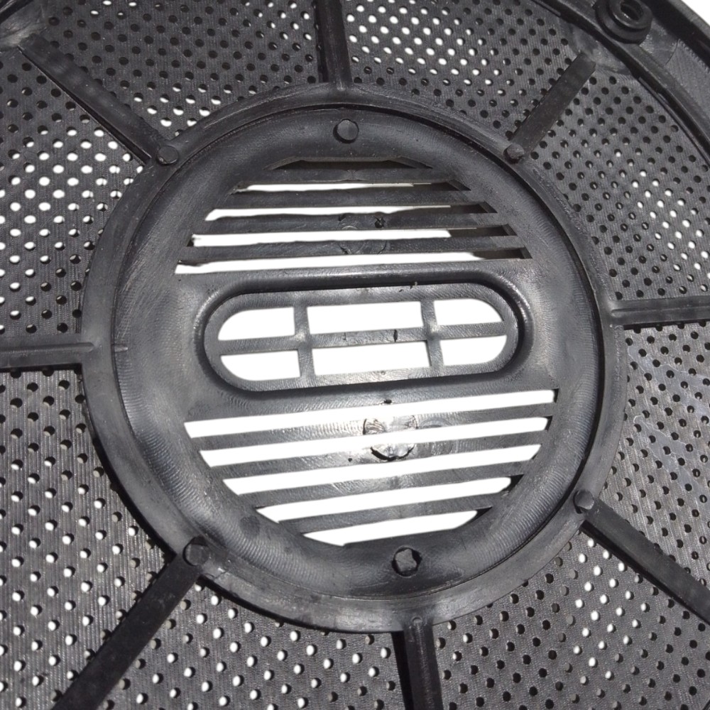 Moldura Plástico Alto Falante 4 Furos Fiat Uno Mille V19 Preto 6