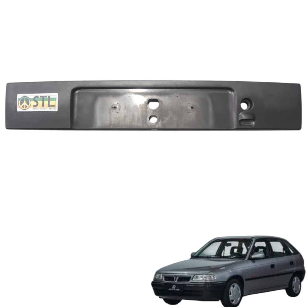 Moldura Traseira Placa Chevrolet Gm Astra 1995 90518263 V20 Preto