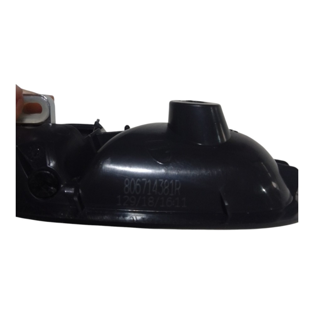 Maçaneta Interna Esquerdo Renault Sandero 2015/23 806714381r Preto Preto Dianteira 8