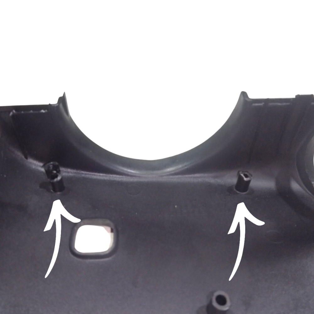 Capa Moldura Direção Chevrolet Blazer 1997 26038797  Preto Preto 7