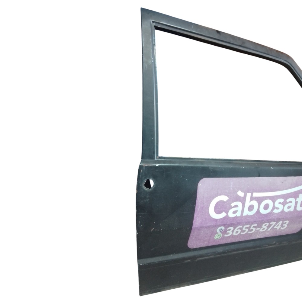 Porta Dianteira Direita Fiat Uno Mille V15 Et5296 Dianteira Direto Preto 7