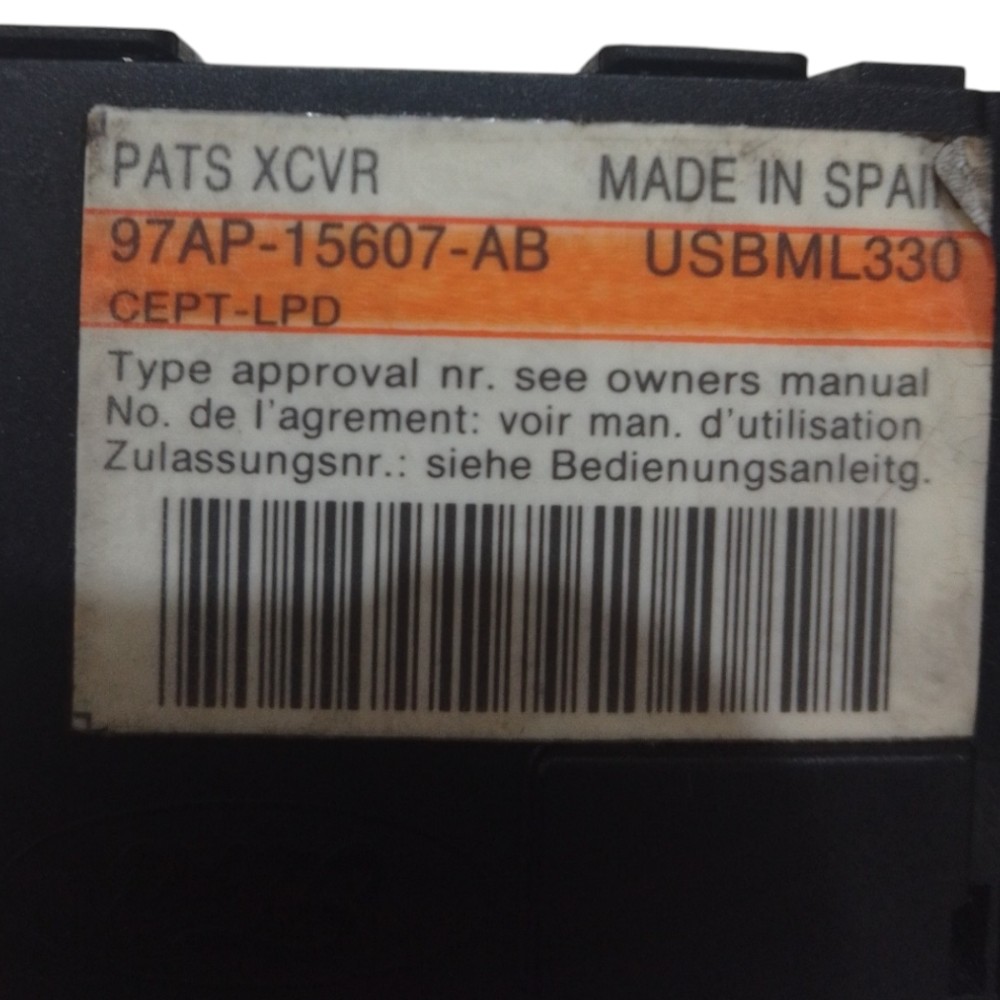 Imobilizador Ford Escort 1997 97ap-15607-ab 7