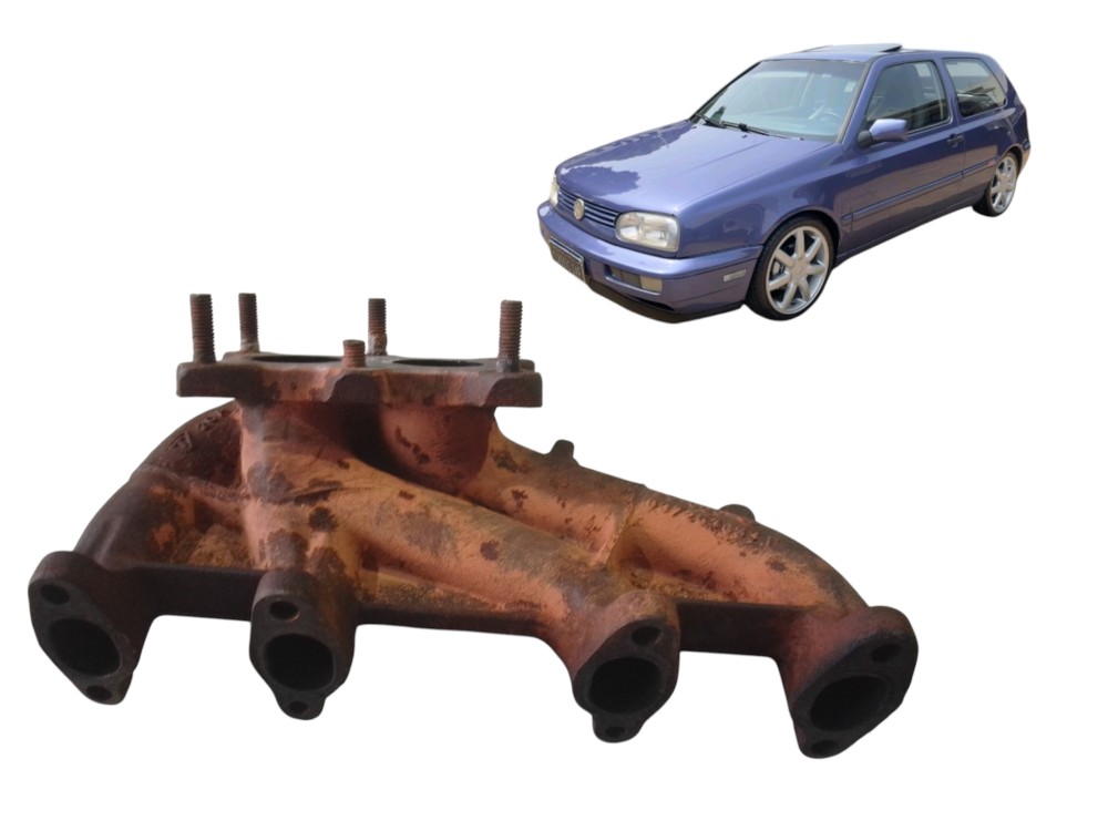 Coletor De Escapamento Volkswagen Golf Mk3 1995 A 2000