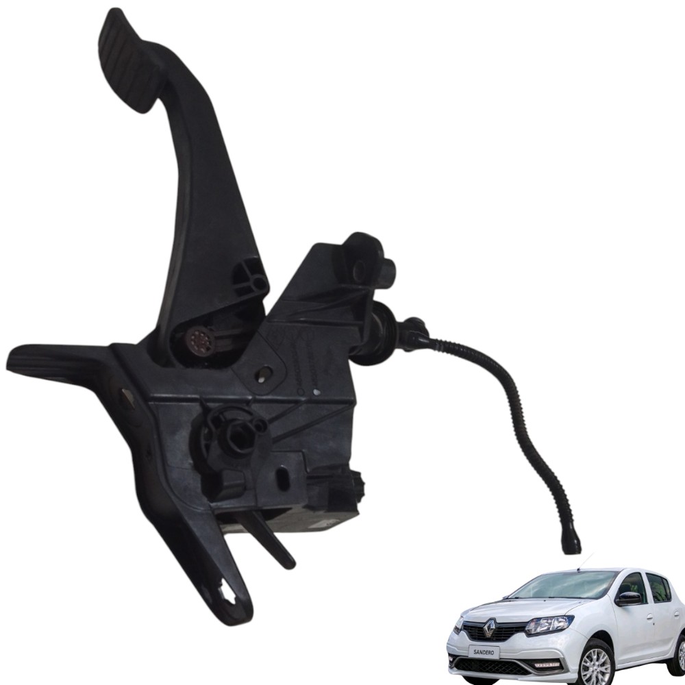 Pedal Da Embreagem Do Renault Sandero 2015/18 – 465037621r Preto