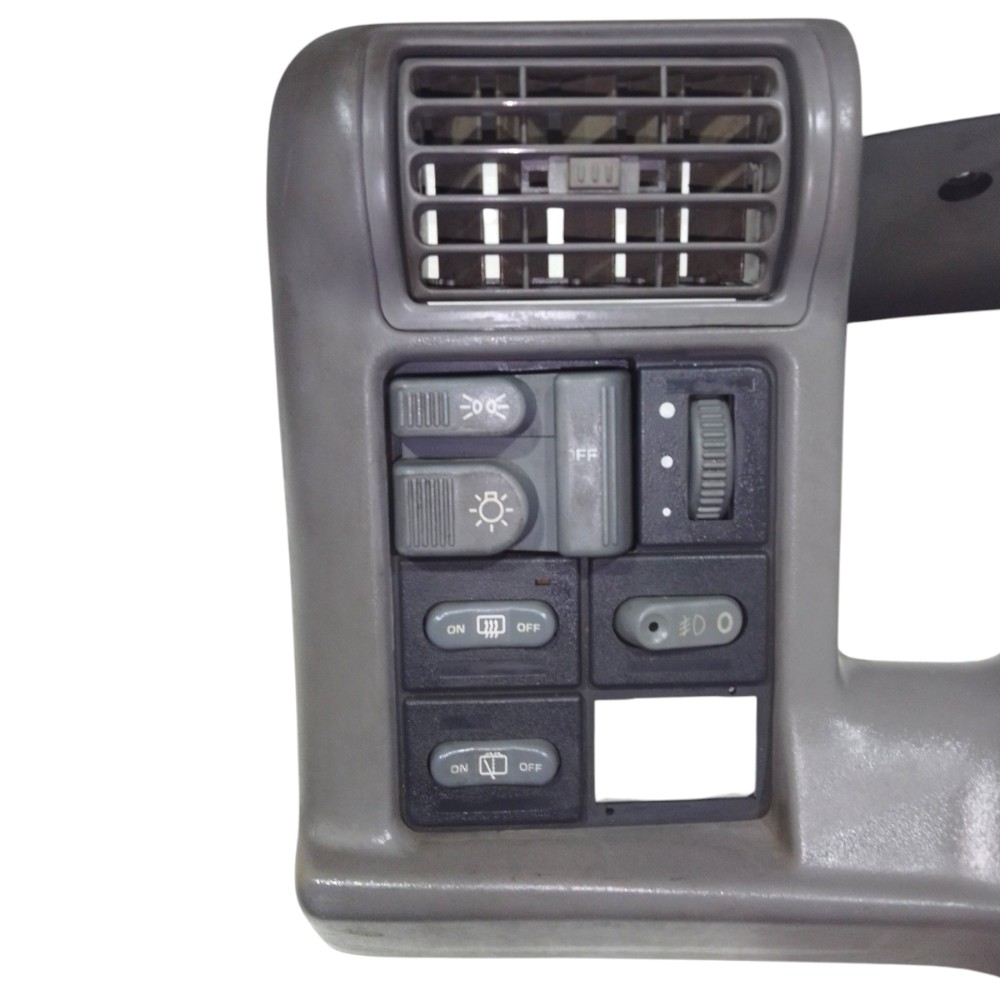 Moldura Painel Instrumentos Gm Chevrolet Blazer 1997 Cinza 3