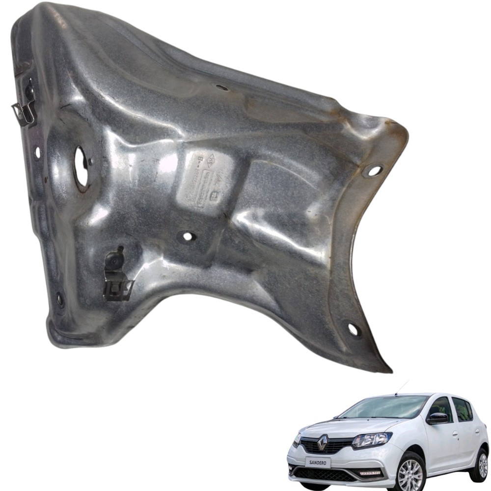 Defletor Protetor Calor Coletor Escape Renault Sandero 18/20