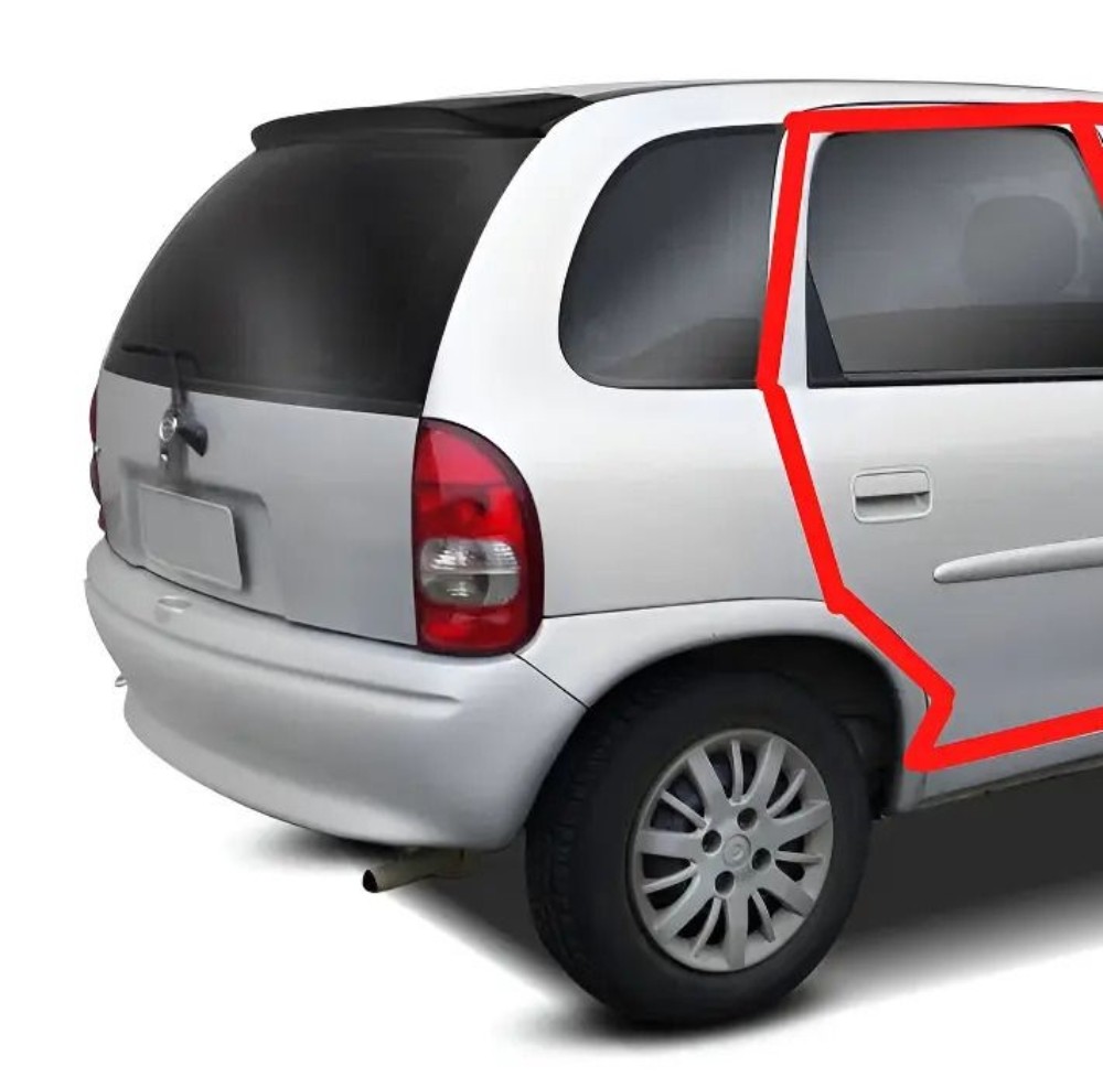 Borracha porta traseira esquerdo corsa milenium 2001 2002
