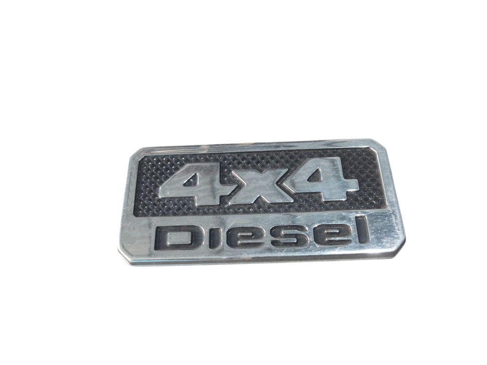 Emblema Letreiro Tampa Traseira Toro 4×4 Diesel Cromado  Cromado 4