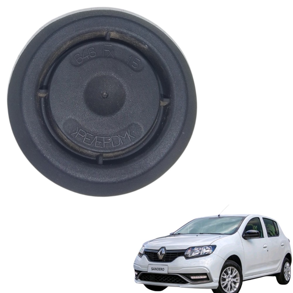 Tampa De Vedação Carroceria Renault Sandero Logan Original Preto