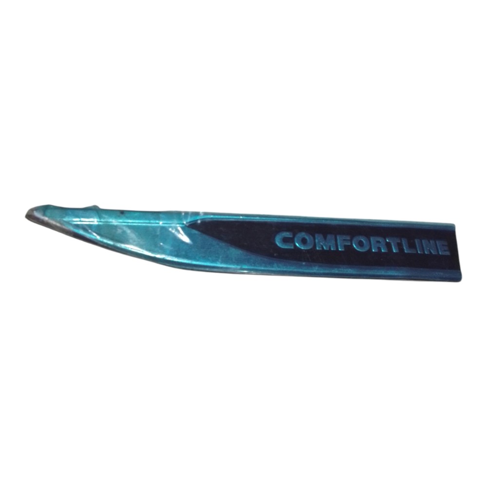 Emblema Adesivo Lateral Do Volkswagen Voyage Comfortline  Prateado 4