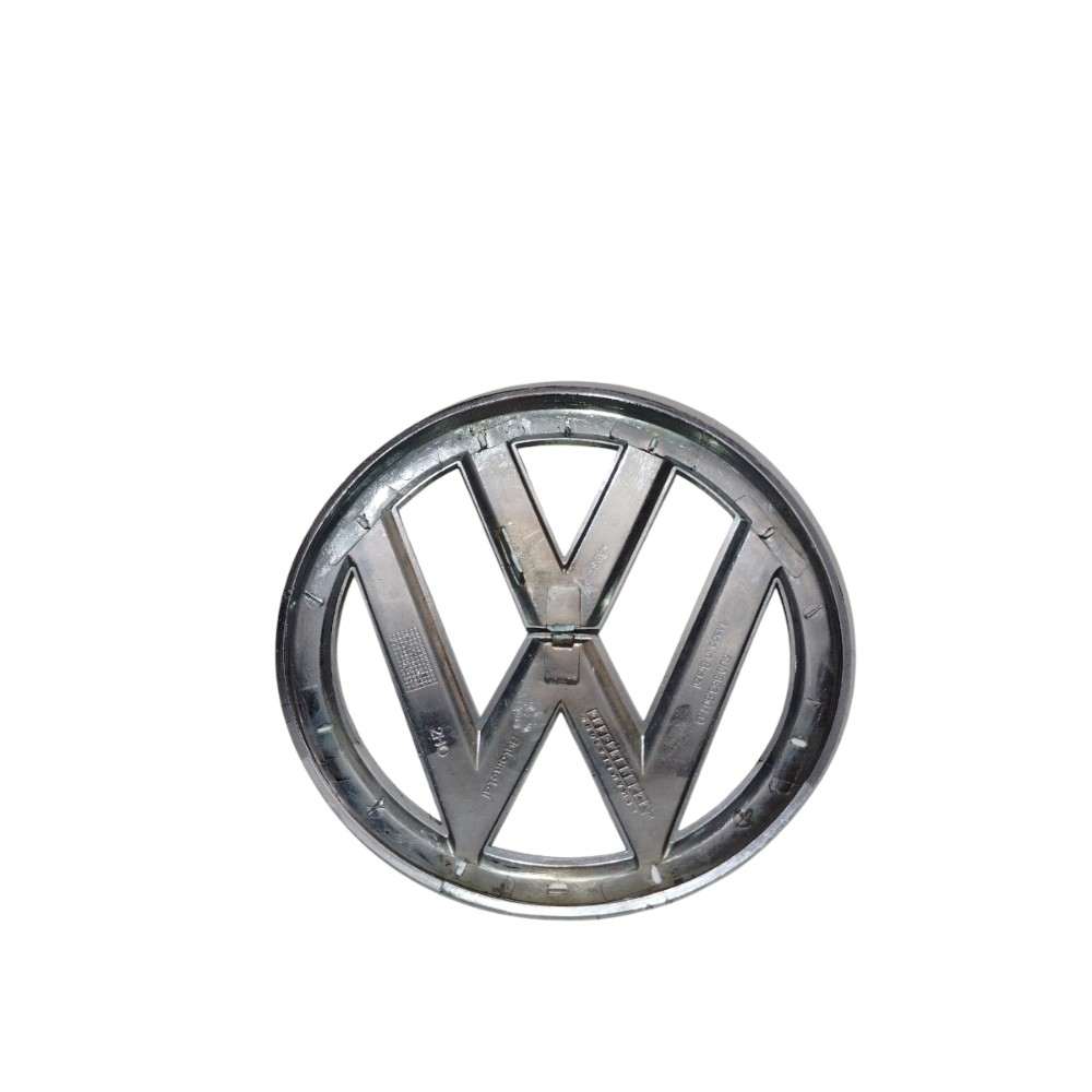 Emblema Grade Frontal Volskswagen Fox Gol Voyage 2004 A 2013 Prata 2