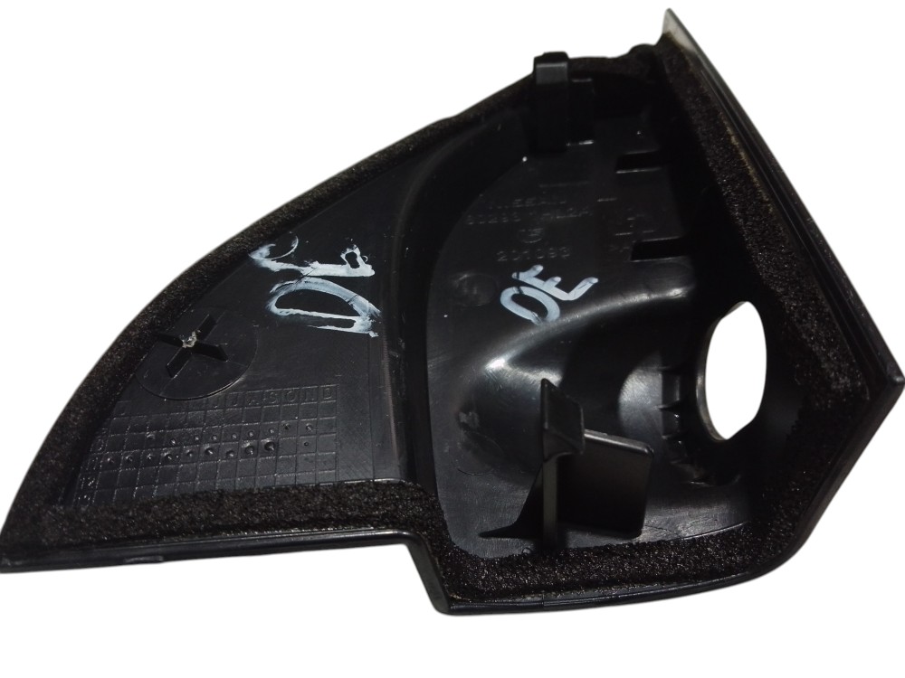 Moldura Interna Retrovisor Esquerdo Nissan  March11 15 Preto Preto 4
