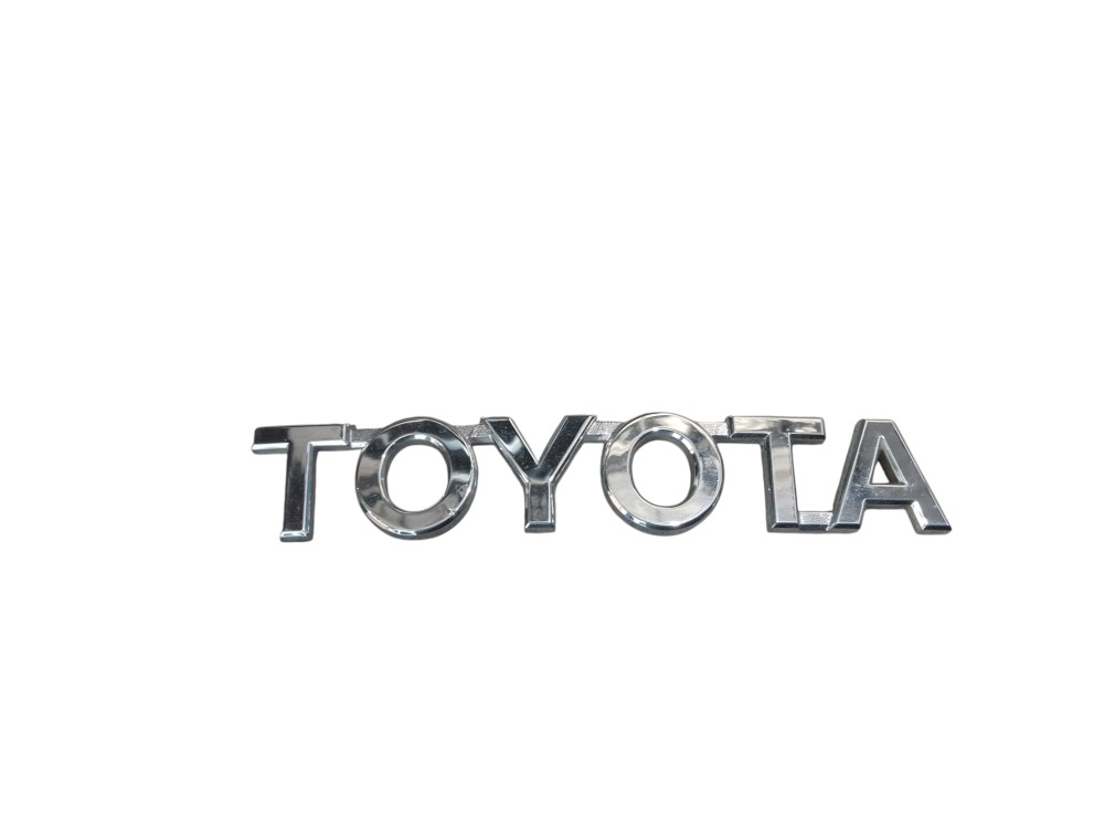 Emblema Letreiro Tampa Traseira Toyota Cromado  Cromado Cromado 6