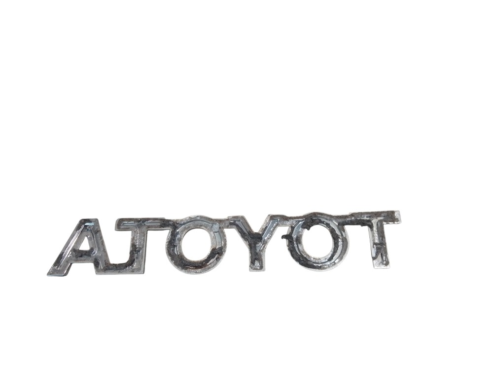 Emblema Letreiro Tampa Traseira Toyota Cromado  Cromado Cromado 7
