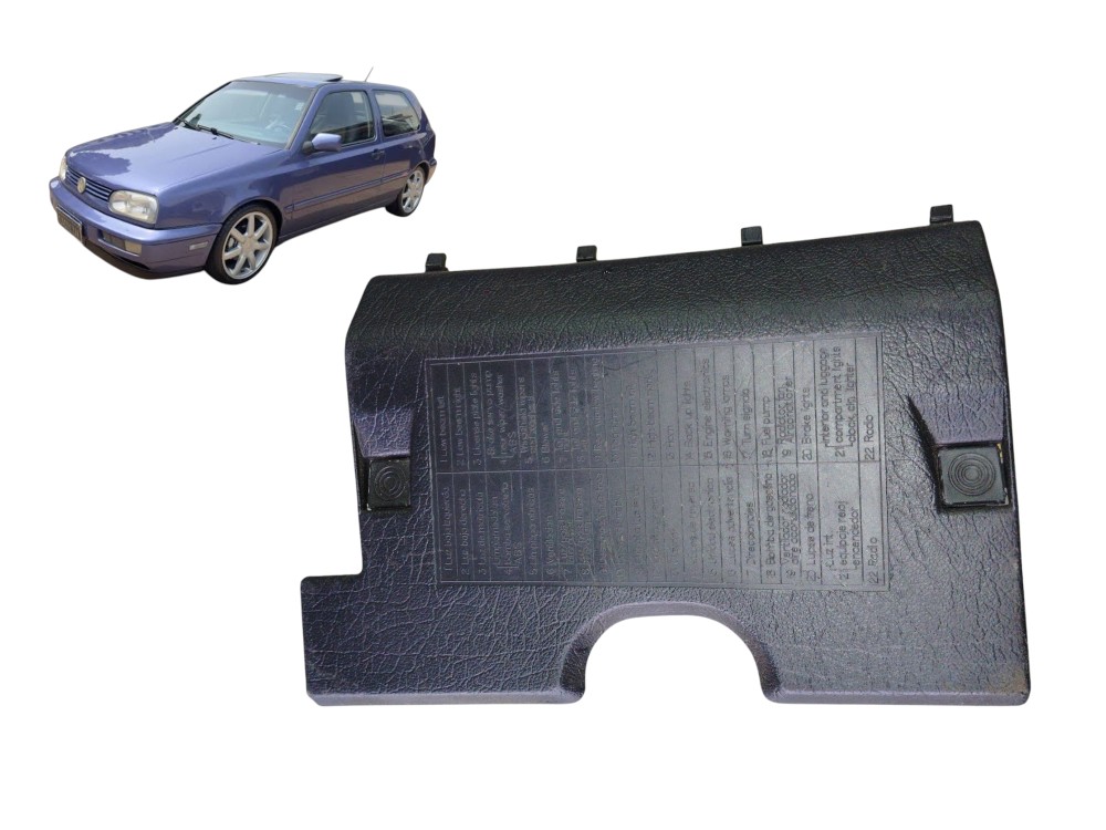 Tampa Caixa Fusíveis Volkswagen Golf 1994/2000 1hm857917 6