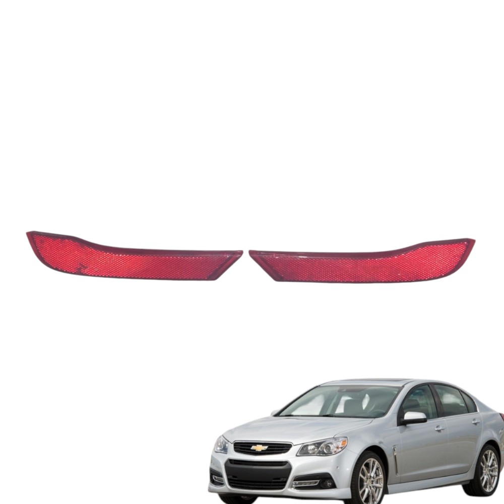 Par Refletor Olho De Gato Para-choque 26313833/26313834 Vermelho
