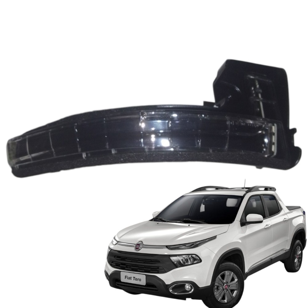 Pisca Retrovisor Direito Fiat Toro 2016/2020 Cc20x2695 Preto