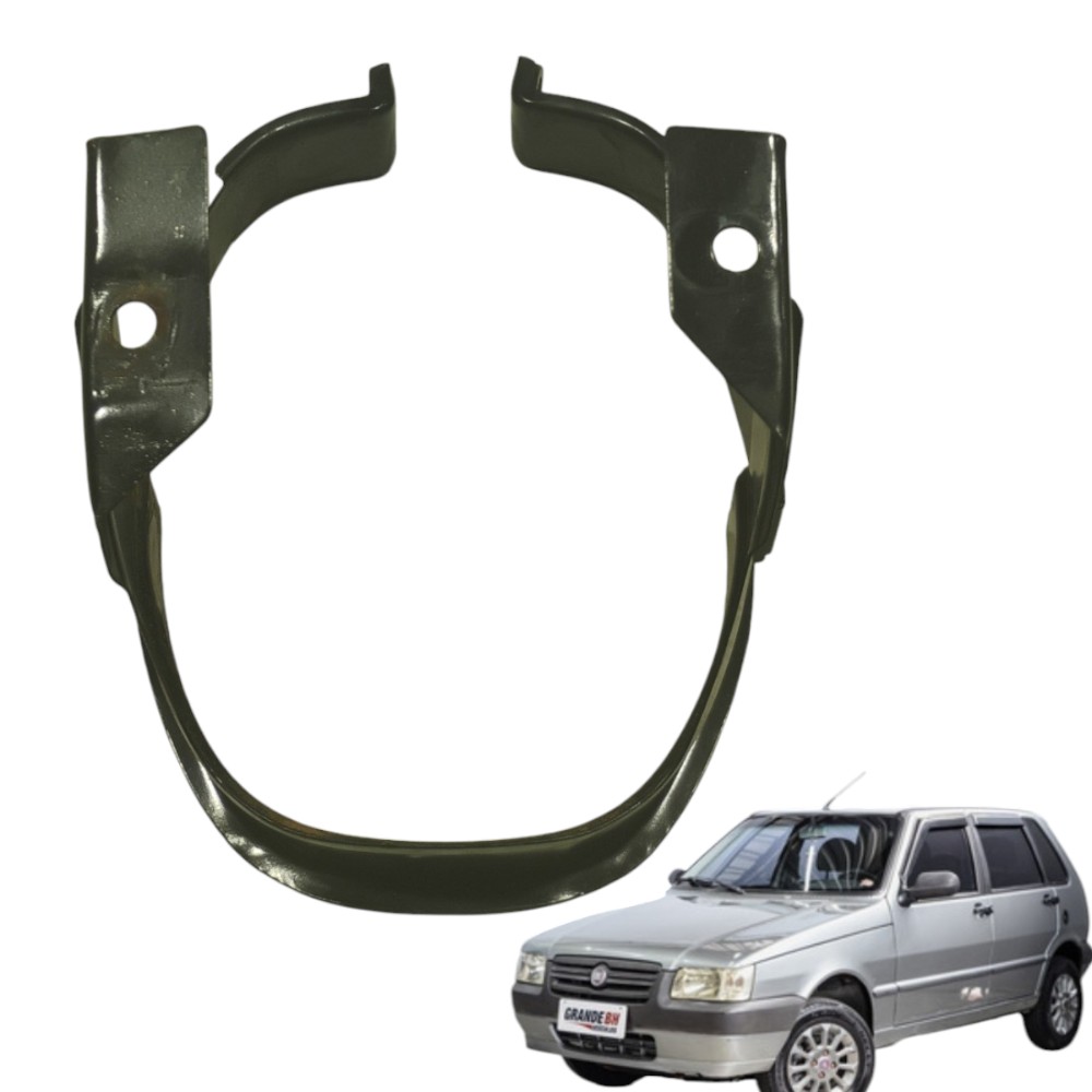 Suporte Reservatório Partida Frio Fiat Uno Mille V19 Preto Preto