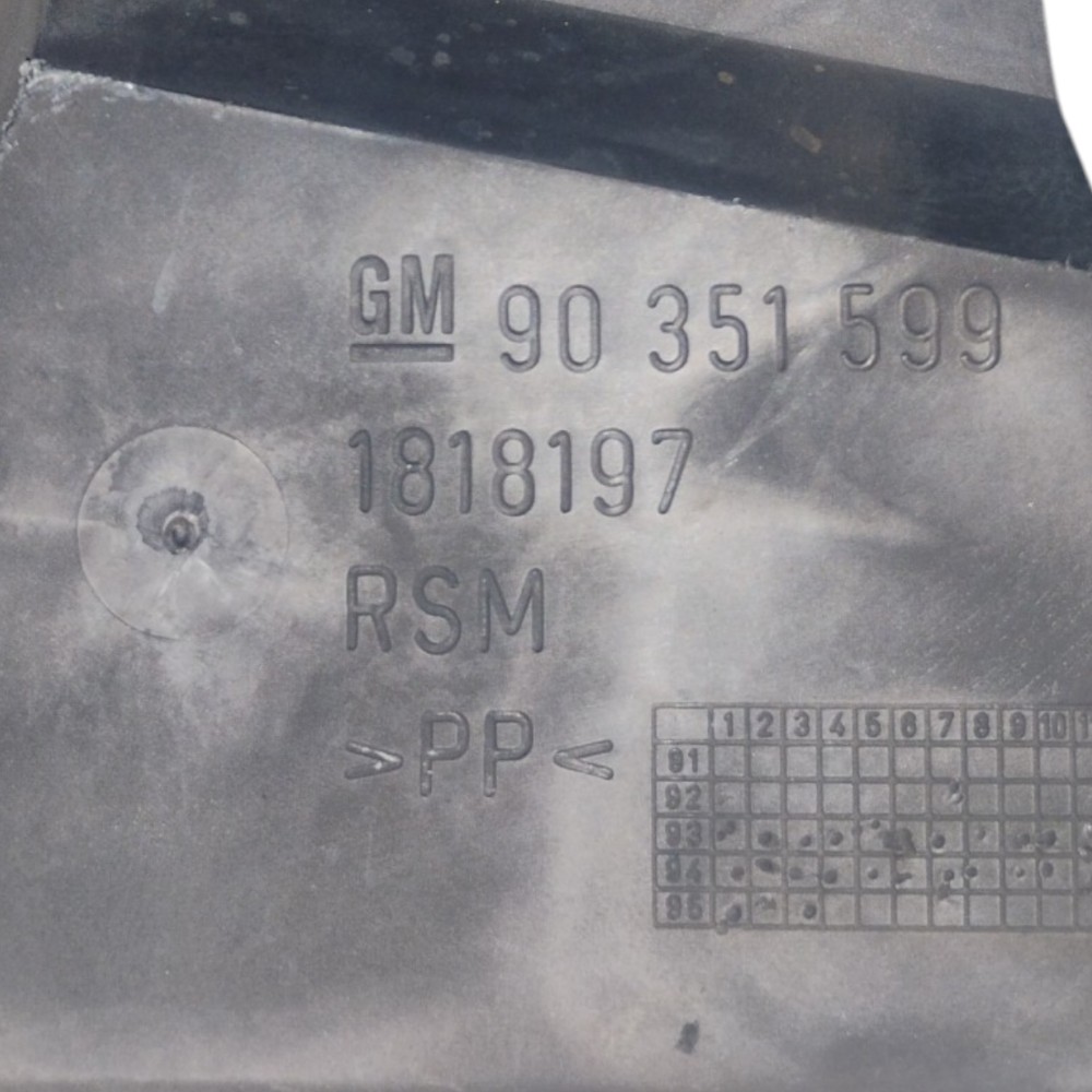 Bocal Duto De Ar Chevrolet Gm Astra 1995 V20 90351599 5