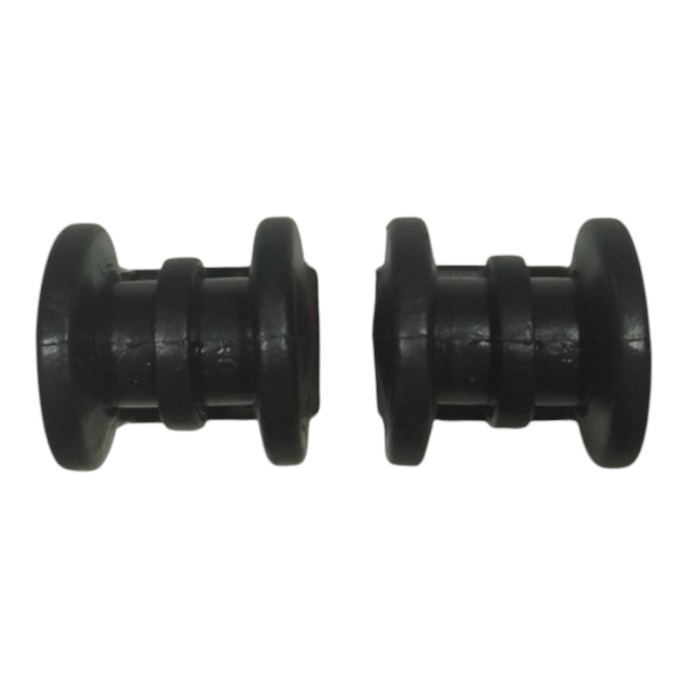 2 Unidades Suporte Roldana Isolador Fiat Uno Mille 2007/2008 Preto 5