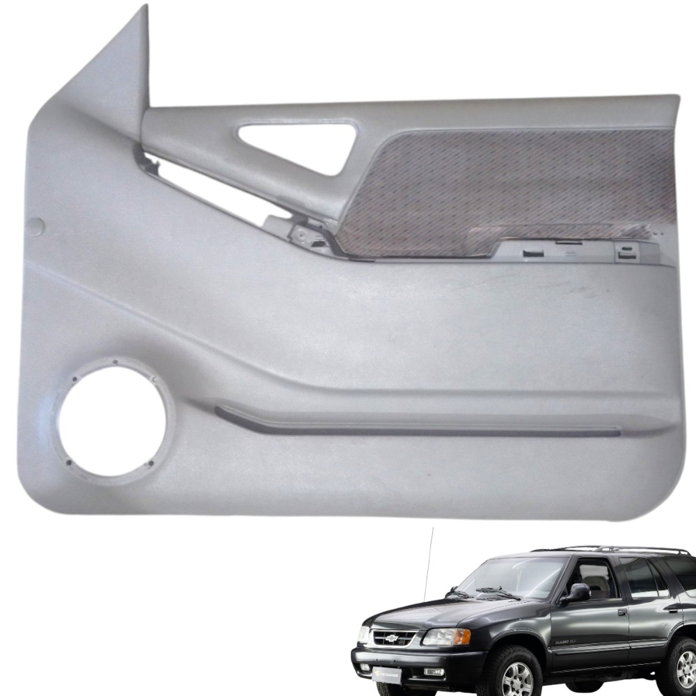 Forro De Porta Dianteira Direita Chevrolet Blazer 1997 Cinza Cinza