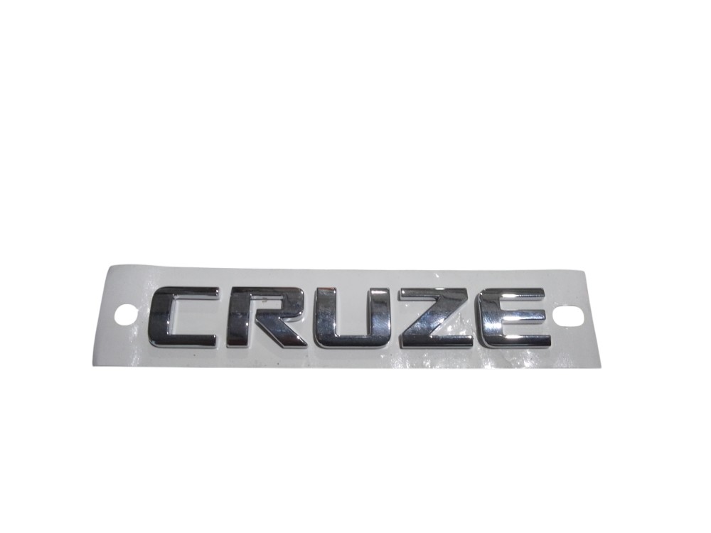 Emblema Letreiro Tampa Traseira Chevrolet Cruze Cromado Cromado