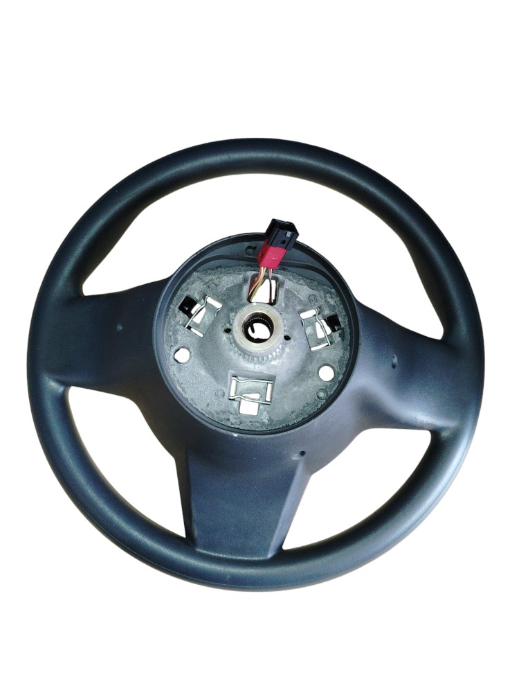 Volante Direção Comando Fiat Novo Uno Preto Preto Preto 2