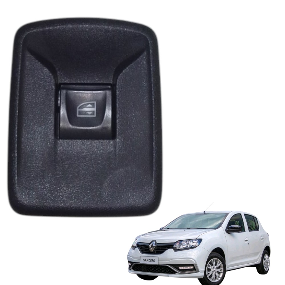 Botão Vidro Elétrico Dianteiro D Renault Sandero 2016 A 2020