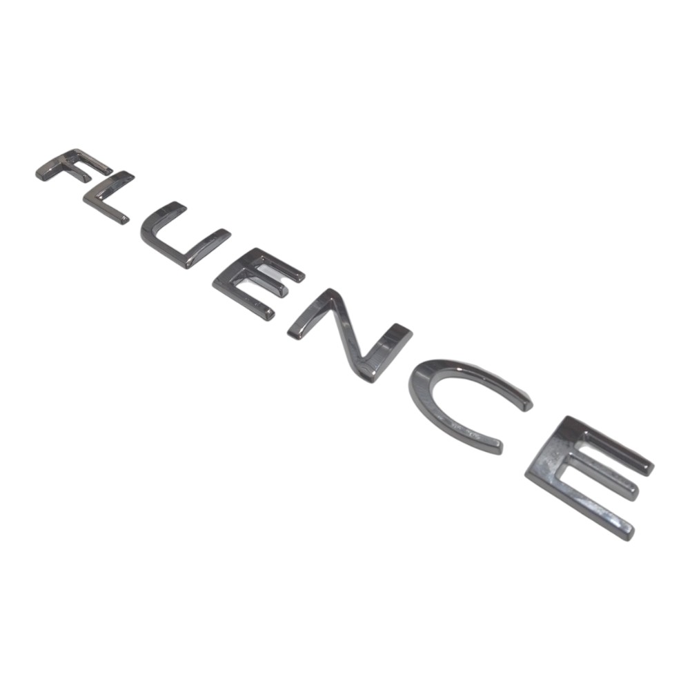Emblema Letreiro Fluence 2010/2011/2012/2013/2014/2015/2016 Prateado 2
