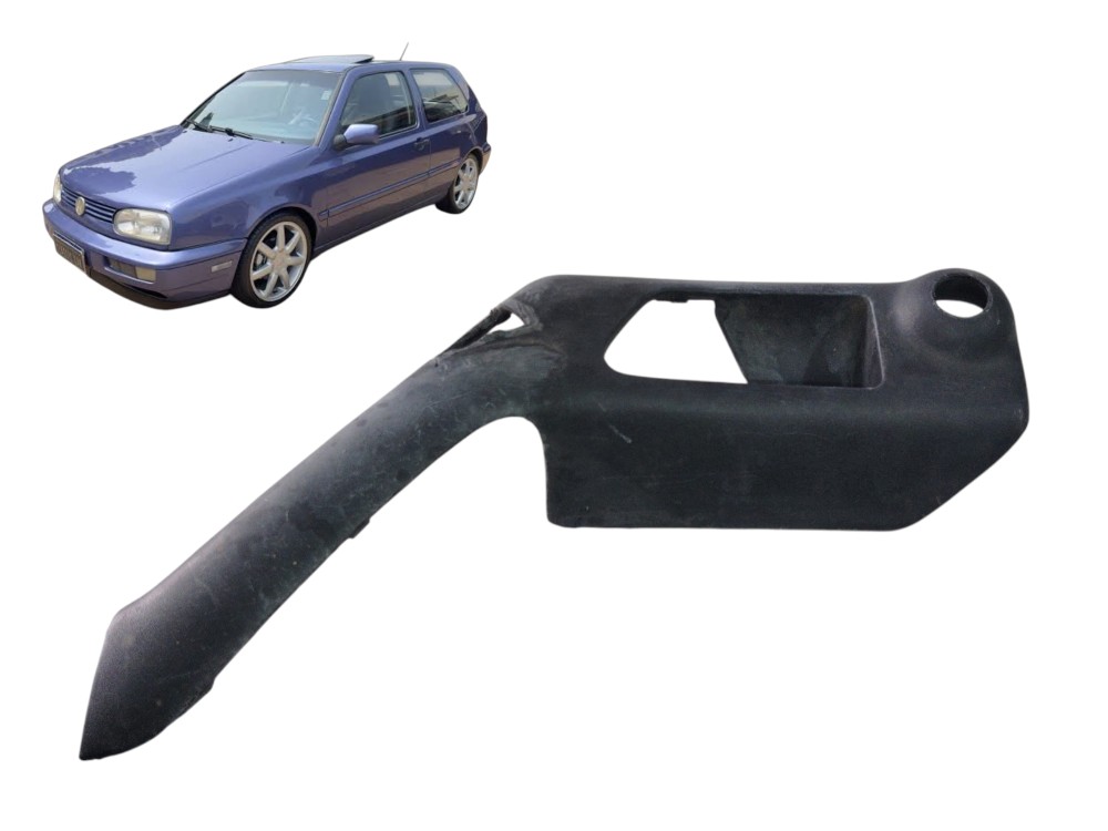 Moldura Apoio Braço Porta Dianteira Esquerda Vw Golf 1995/02 Preto 3