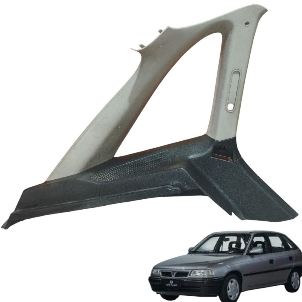 Acabamento Coluna Gm Astra Traseiro Esquerdo 1995 V20 Branco E Preto