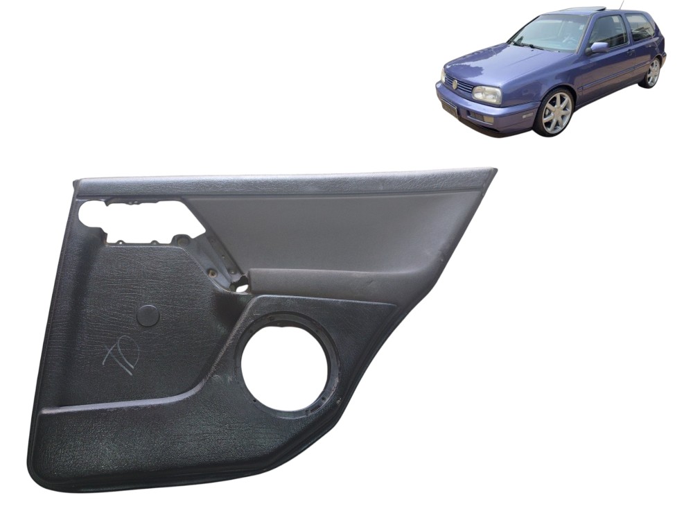 Forro De Porta Traseira Direita Volkswagen Golf 1995 A 2000