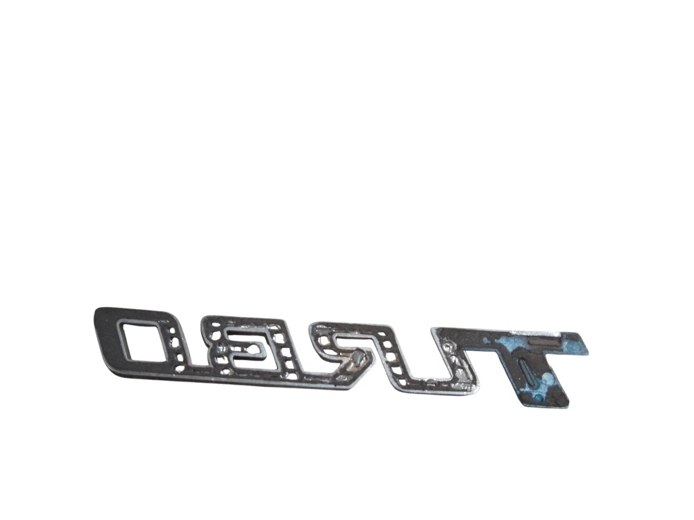 Emblema Azul Cromado Turbo Onix Tracker 2020 A 2025 Et3923 Cromado/azul 7