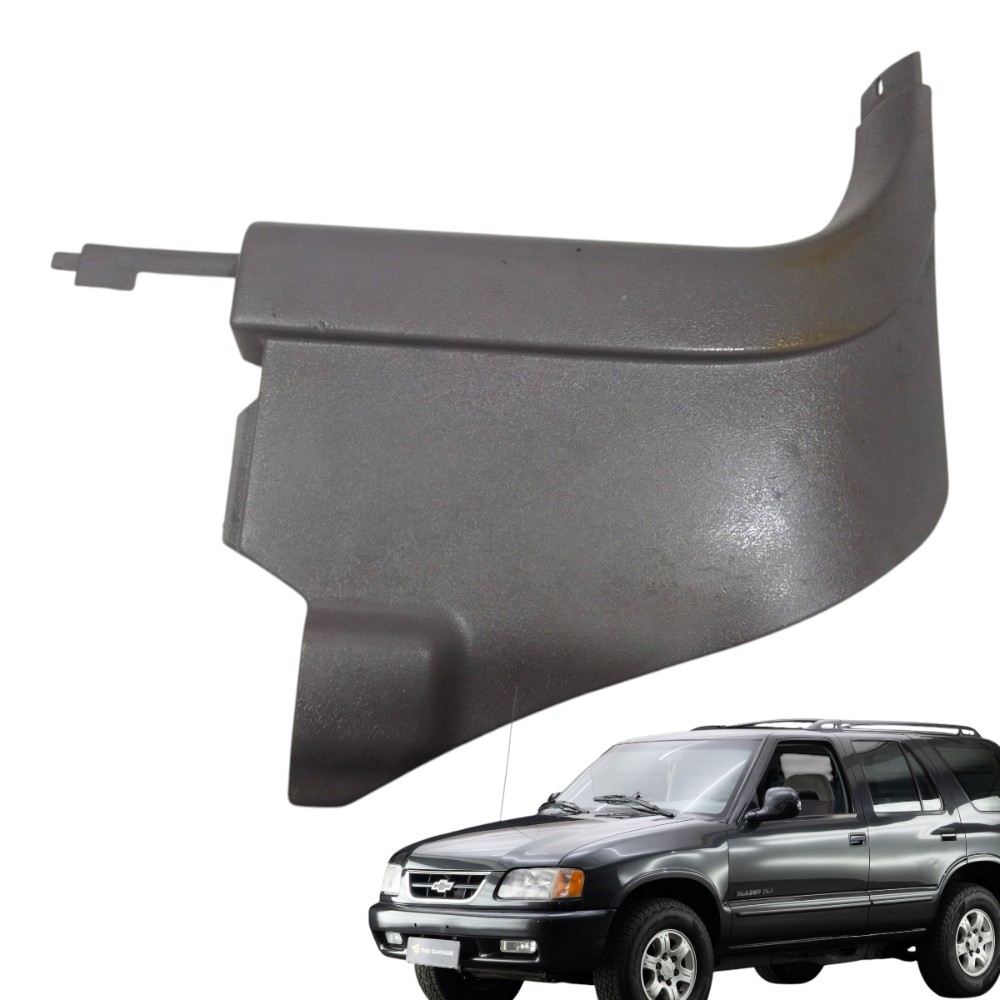 Acabamento Inferior Coluna Esquerdo Chevrolet Blazer 97 Cinza