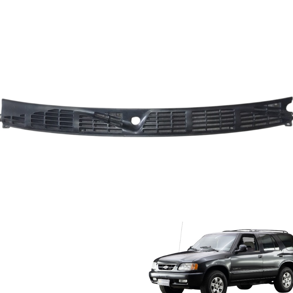 Churrasqueira Parabrisa Chevrolet Blazer S10 1995/2011 Preto