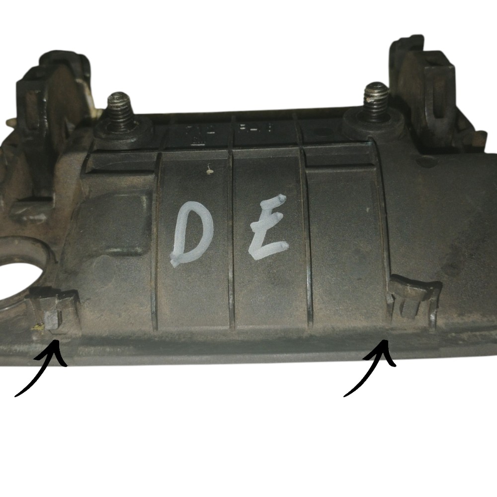 Maçaneta Externa Dianteira Esquerda Gm Astra 1995 V20 712pa6 Preto Dianteira 9