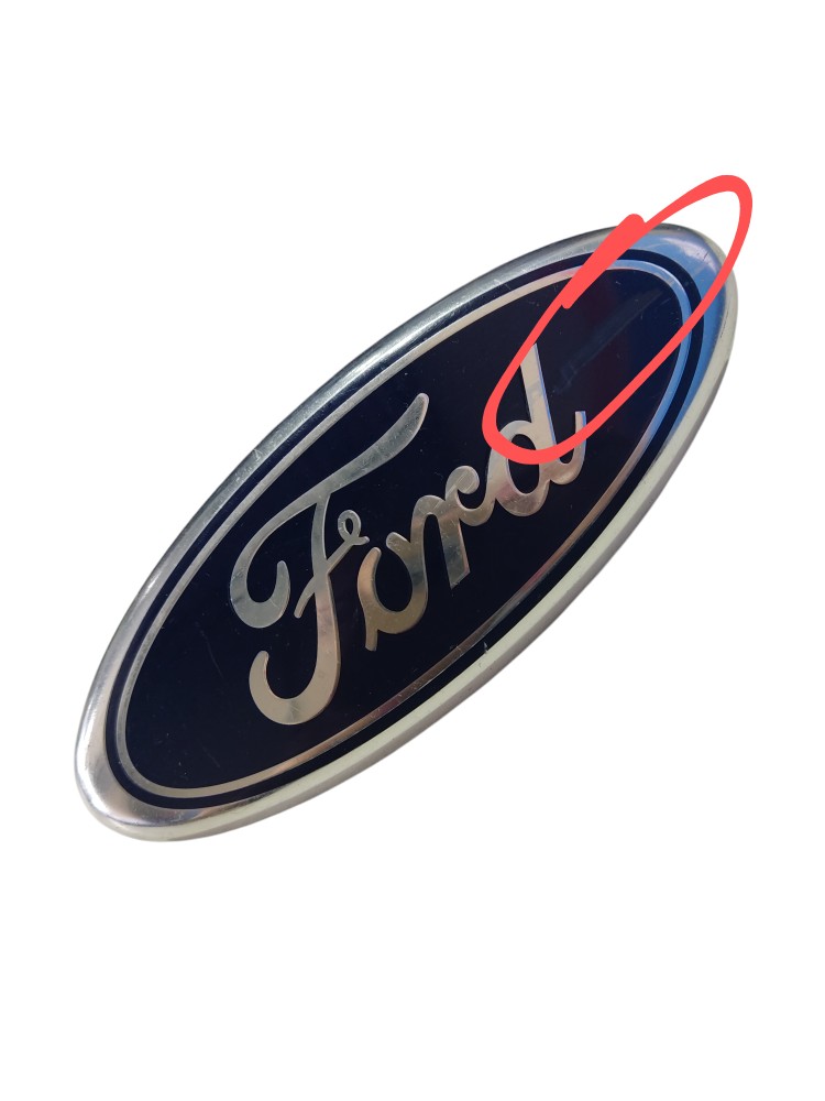 Emblema Grade Dianteira New Fiesta 2011/17 Ecosport 2013/15 Azul Cromado 5